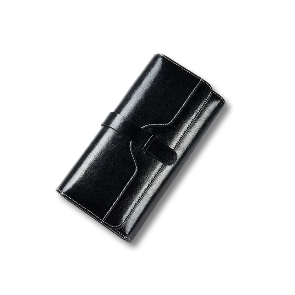 Porte Feuille Femme Cuir | Elora Noir