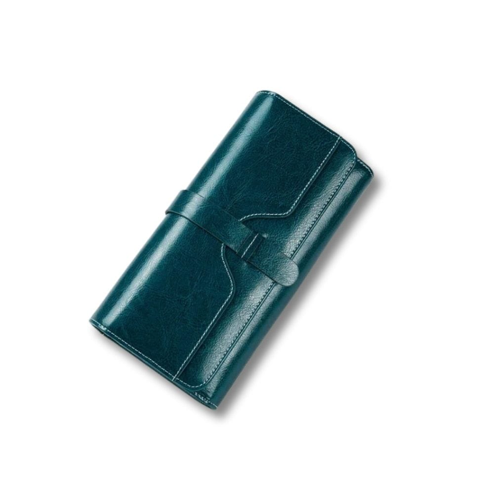 Porte Feuille Femme Cuir | Elora Vert