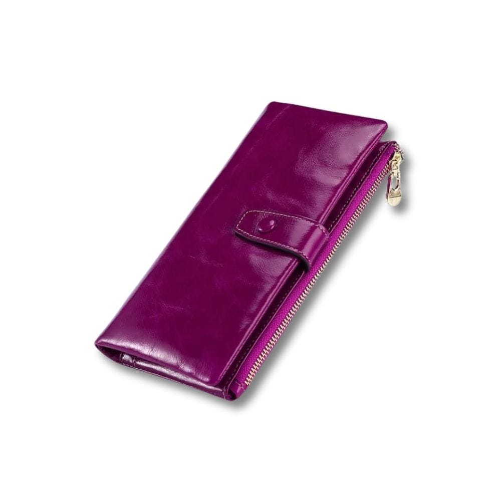 Porte Feuille Femme Grand | Avelia Violet