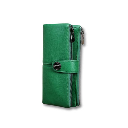 Porte Feuille Femme Long | Mila Vert