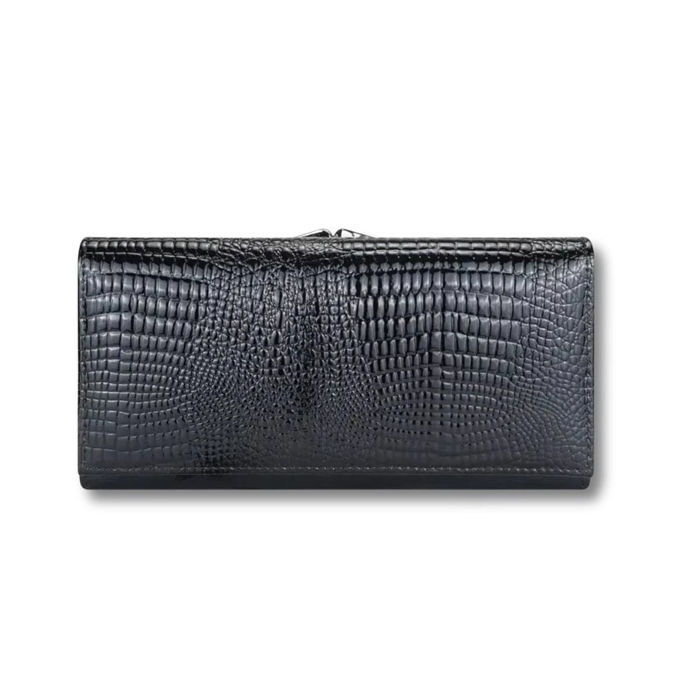 Porte Feuille Femme Rose | Kaïa Noir