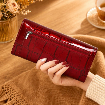 Porte Feuille Femme Rouge | Avelia