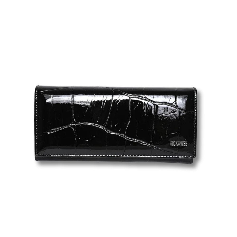 Porte Feuille Femme Rouge | Avelia Noir