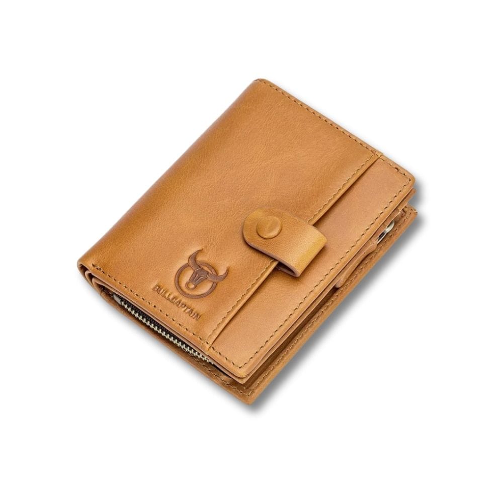 Porte Feuille Homme Bleu Marine | Kelyo Jaune
