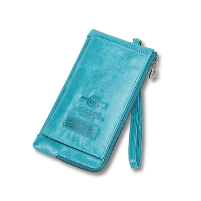 Porte Feuille Long  | Calix Bleu