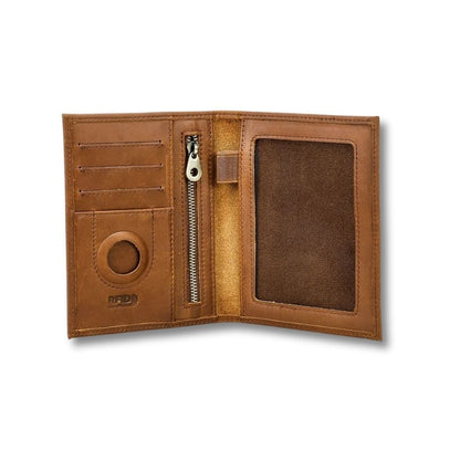 Porte Monnaie Airtag | Forge Marron