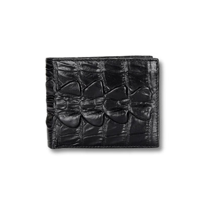 Porte Monnaie Crocodile | Navor Noir Horizontal