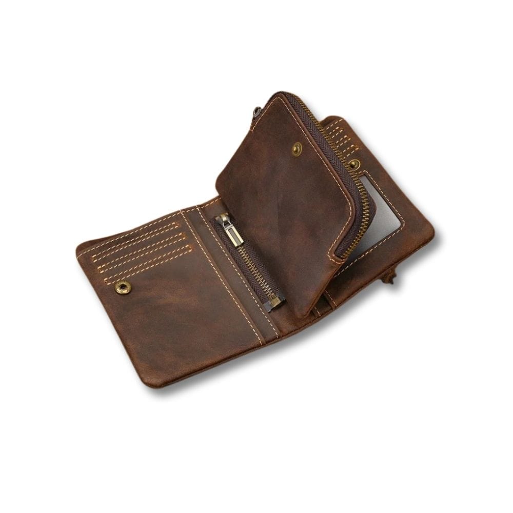 Porte Monnaie Cuir Vintage | Boren