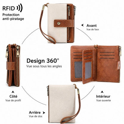 Porte monnaie en Cuir femme | Isora