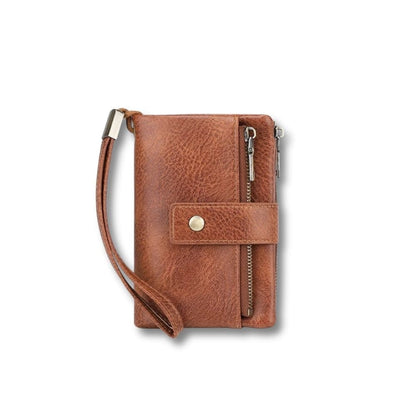 Porte monnaie en Cuir femme | Isora Marron