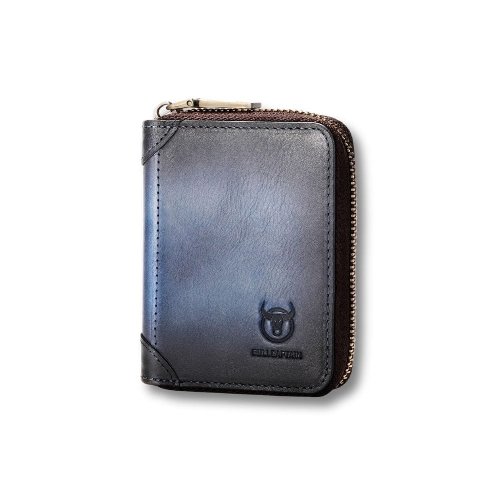 Porte monnaie en cuir homme | Héritage Bleu