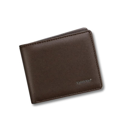 Porte Monnaie en Cuir pour Homme | Élégance Marron