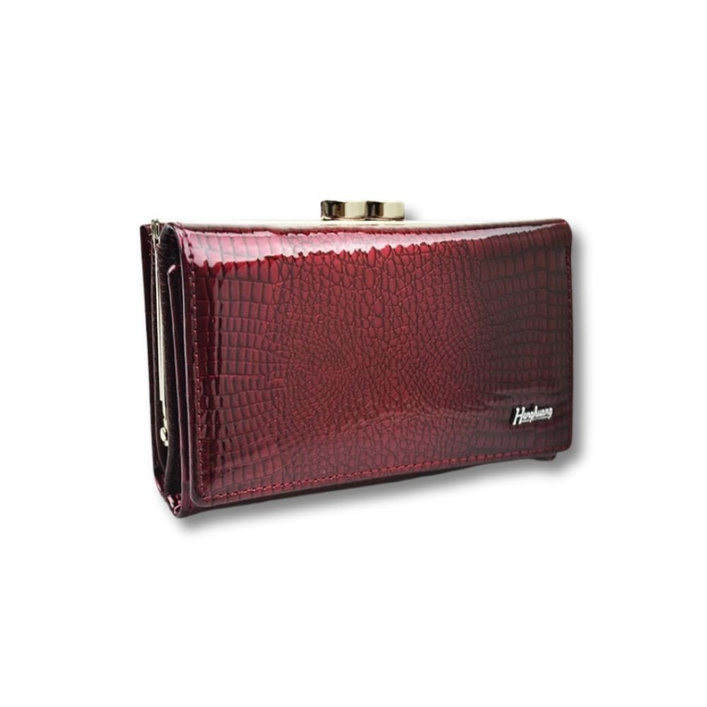 Porte Monnaie et Portefeuille Femme | Elya Rouge Foncé