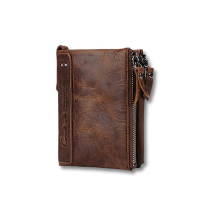 Porte-Monnaie Femme Cuir Souple | Liora Marron