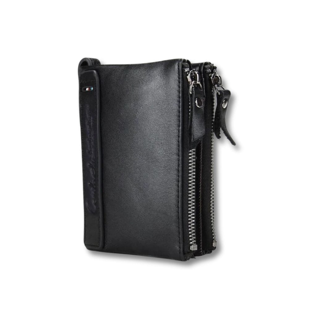 Porte-Monnaie Femme Cuir Souple | Liora Noir