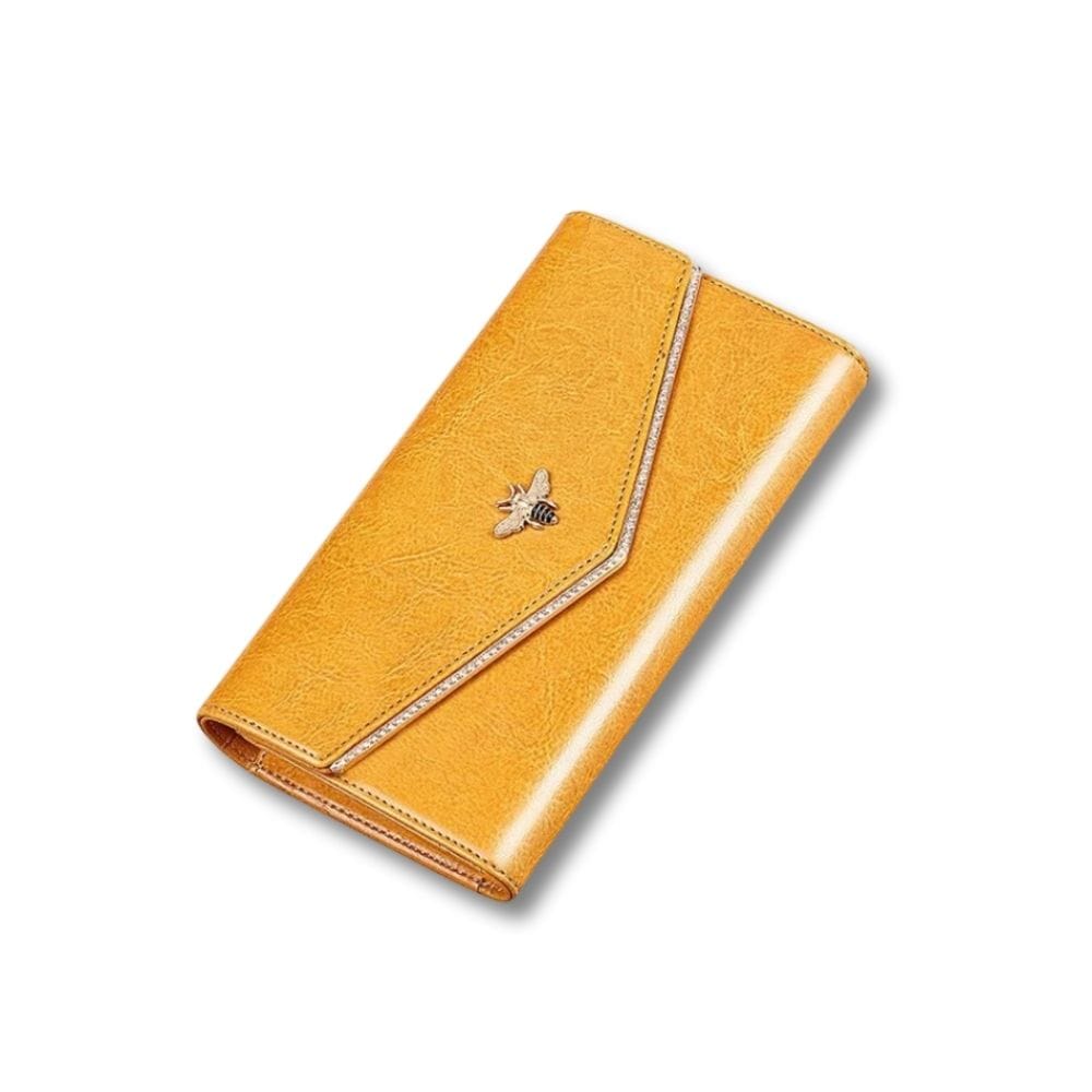 Porte Monnaie Femme Luxe | Selia Jaune