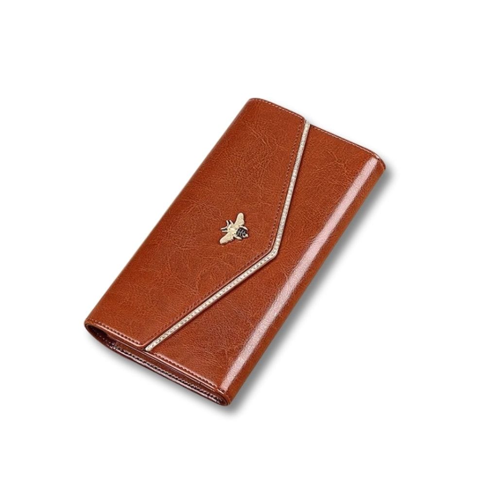 Porte Monnaie Femme Luxe | Selia Marron