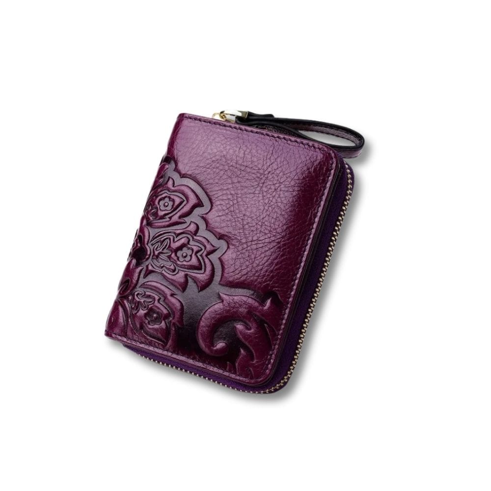 Porte Monnaie Femme Rouge | Noara Violet