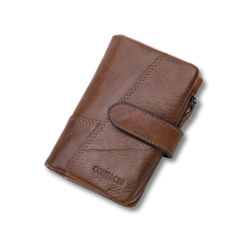 Porte Monnaie Grande Capacité | Koral Marron