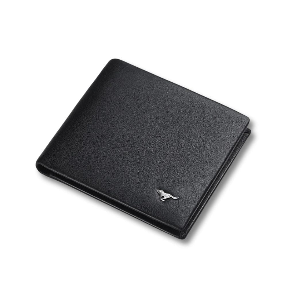 Porte-Monnaie Homme Cuir Souple | Noir Noir