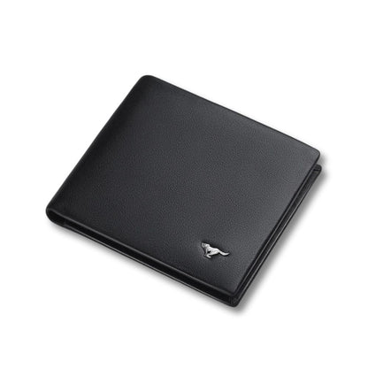 Porte-Monnaie Homme Cuir Souple | Noir Noir