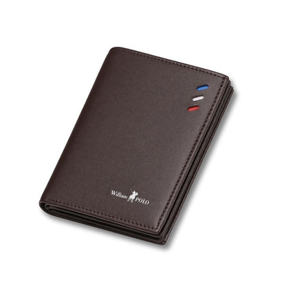 Porte Monnaie Homme Luxe | Polo Marron