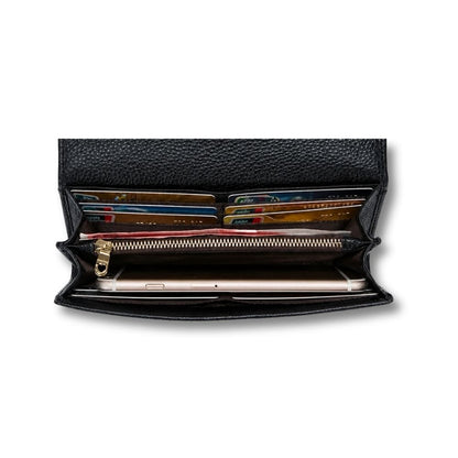 Porte Monnaie Long en Cuir Femme | Serina