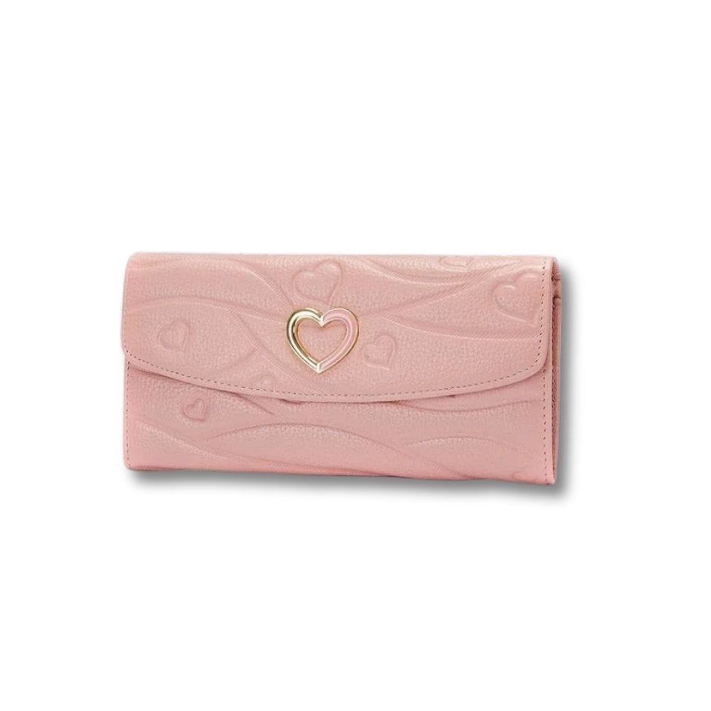 Porte Monnaie Long en Cuir Femme | Serina Rose