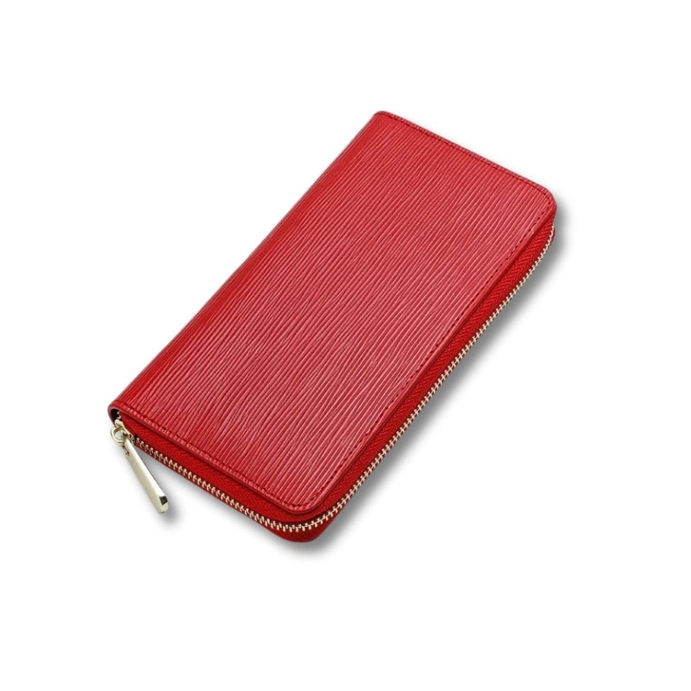 porte Monnaie Long Femme | Alina Rouge