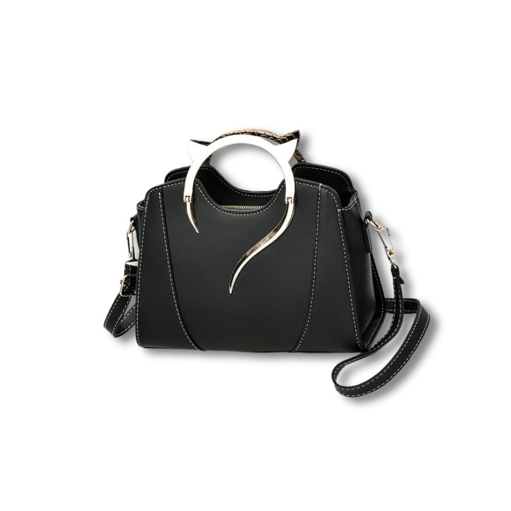 Sac à Main Avec Poignée | Clémence Noir