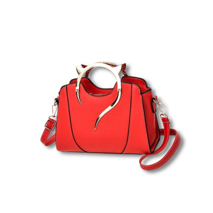 Sac à Main Avec Poignée | Clémence Rouge