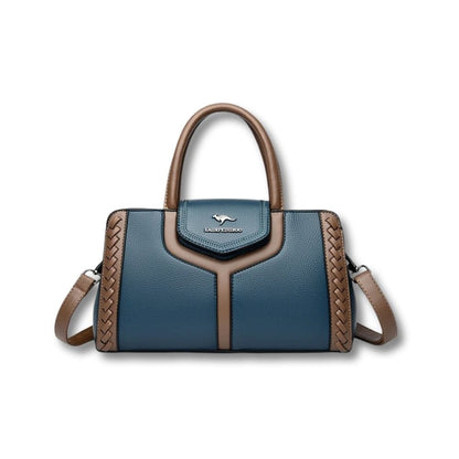 Sac à Main Bandoulière Cuir | Clara Bleu