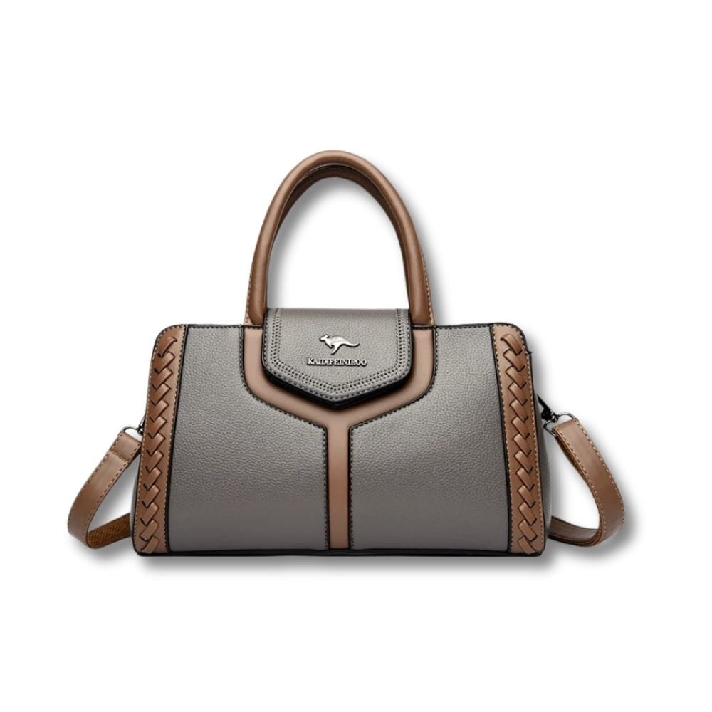 Sac à Main Bandoulière Cuir | Clara Gris