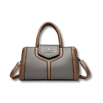 Sac à Main Bandoulière Cuir | Clara Gris