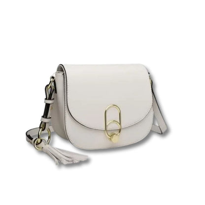 Sac à Main Cuir Grainé | Signature Beige