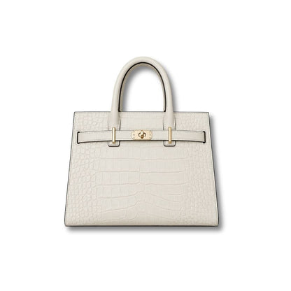 Sac à Main Cuir Luxe | Sienna Blanc