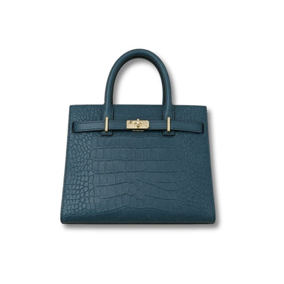 Sac à Main Cuir Luxe | Sienna Bleu