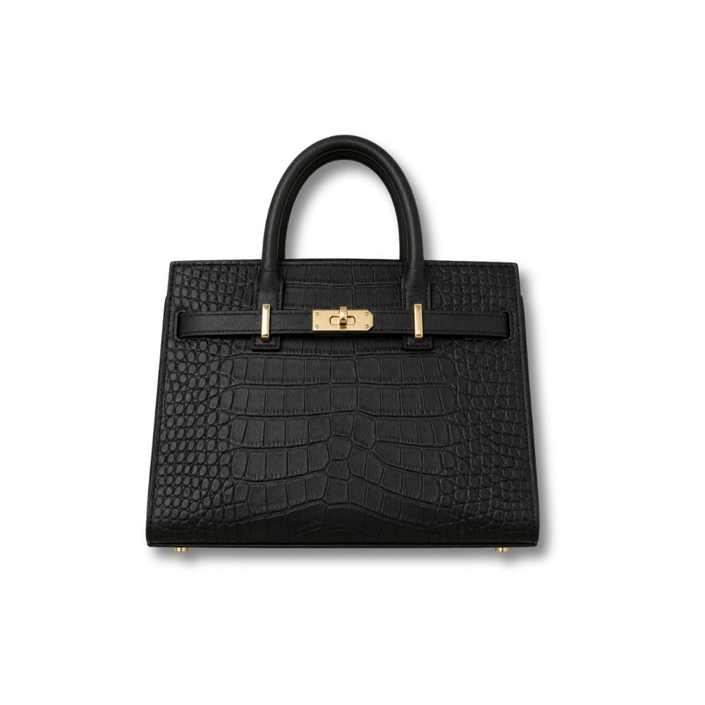Sac à Main Cuir Luxe | Sienna Noir