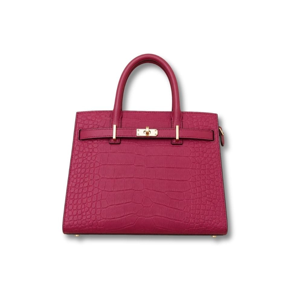 Sac à Main Cuir Luxe | Sienna Rouge