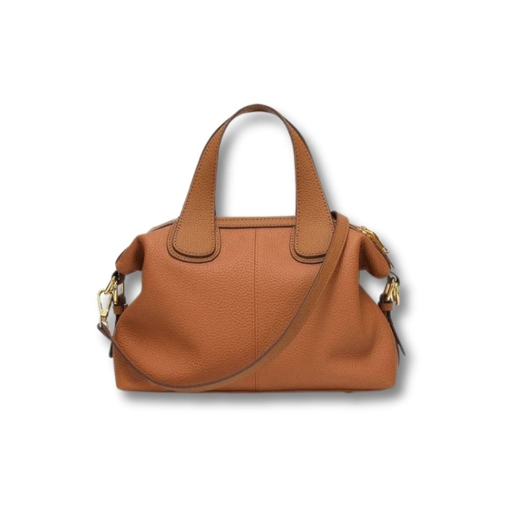 Sac à Main Cuir Vachette | Violette Brun
