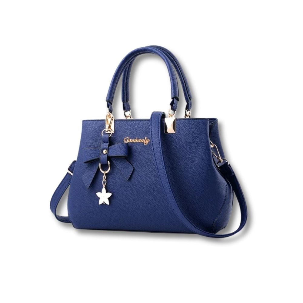 Sac à Main en Bandoulière Cuir | Élise Bleu