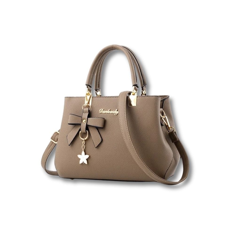 Sac à Main en Bandoulière Cuir | Élise Marron
