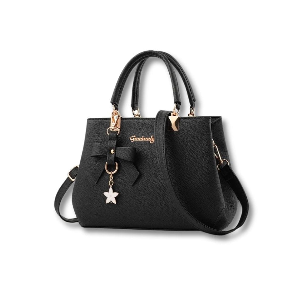 Sac à Main en Bandoulière Cuir | Élise Noir
