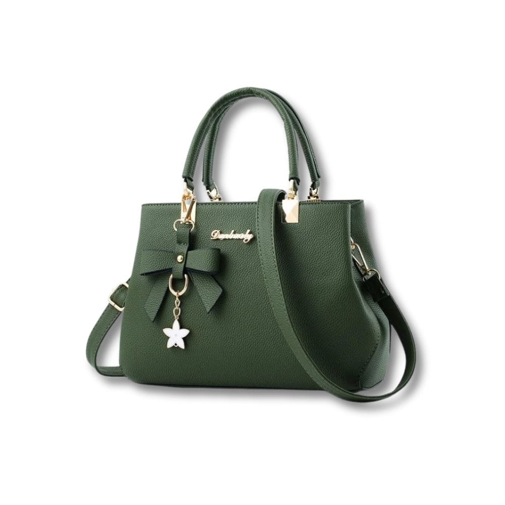 Sac à Main en Bandoulière Cuir | Élise Vert