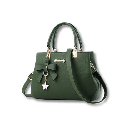Sac à Main en Bandoulière Cuir | Élise Vert