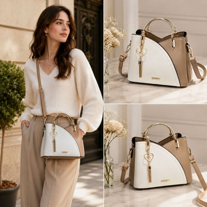Sac à Main en Cuir Camel | Alix