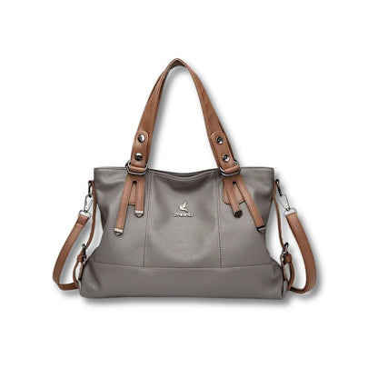 Sac à Main en Cuir Véritable | Bianca Gris