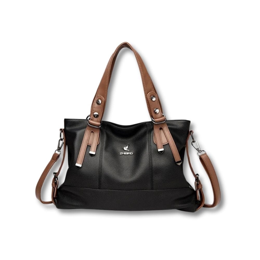 Sac à Main en Cuir Véritable | Bianca Noir