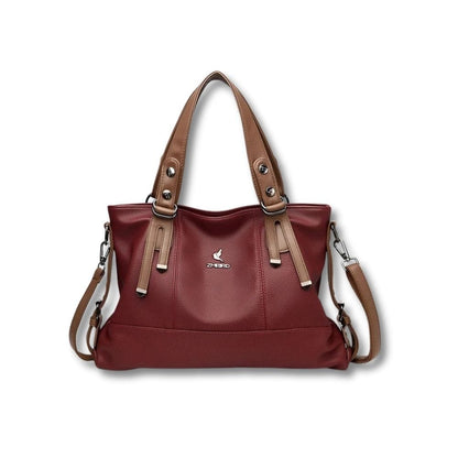 Sac à Main en Cuir Véritable | Bianca Rouge