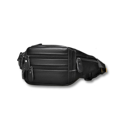 Sac Banane Cuir Homme | Hector Noir